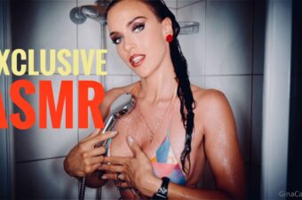 Thumbnail for Gina Carla ASMR Rub Me In The Shower Video Leaked