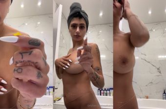 Thumbnail for Mia Khalifa Nipple Tease Video Leaked